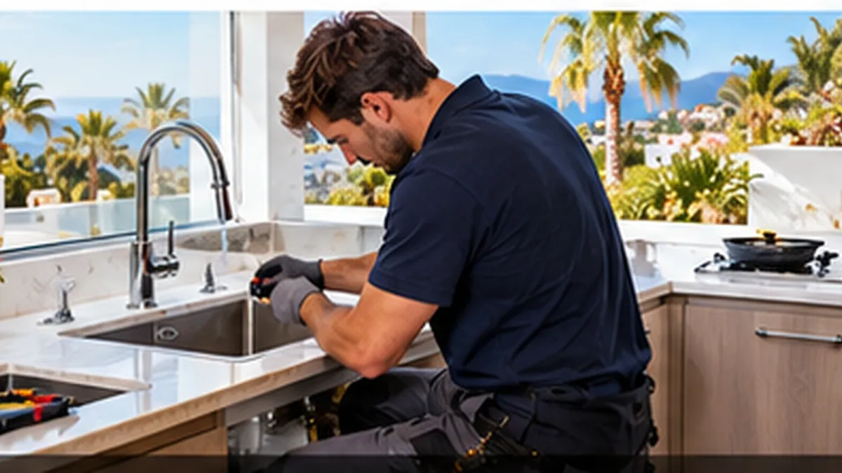 Kitchen Plumbing Installation in Marbella